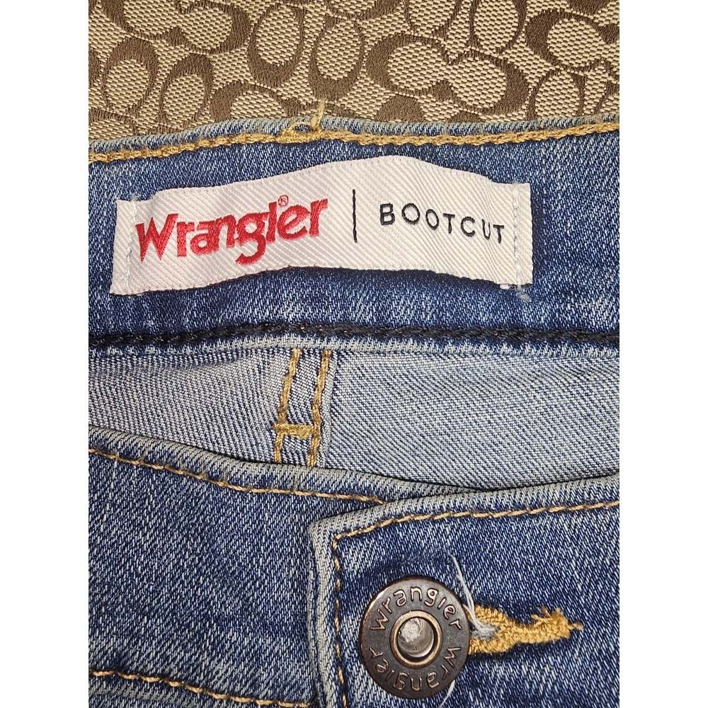 Wrangler Cowboy Cut Western Jeans Mens 38x34 Bootcut Denim Ranch Rodeo Work - Picture 2 of 12